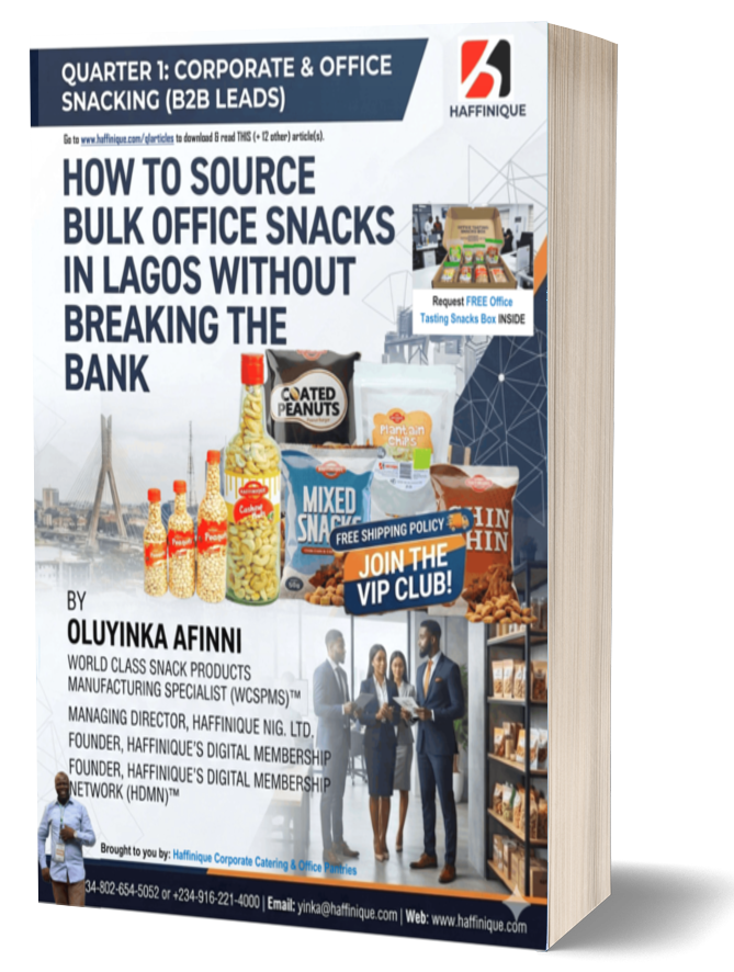 How to Source Bulk Office Snacks in Lagos Without Breaking the Bank | Episode #9 of 13