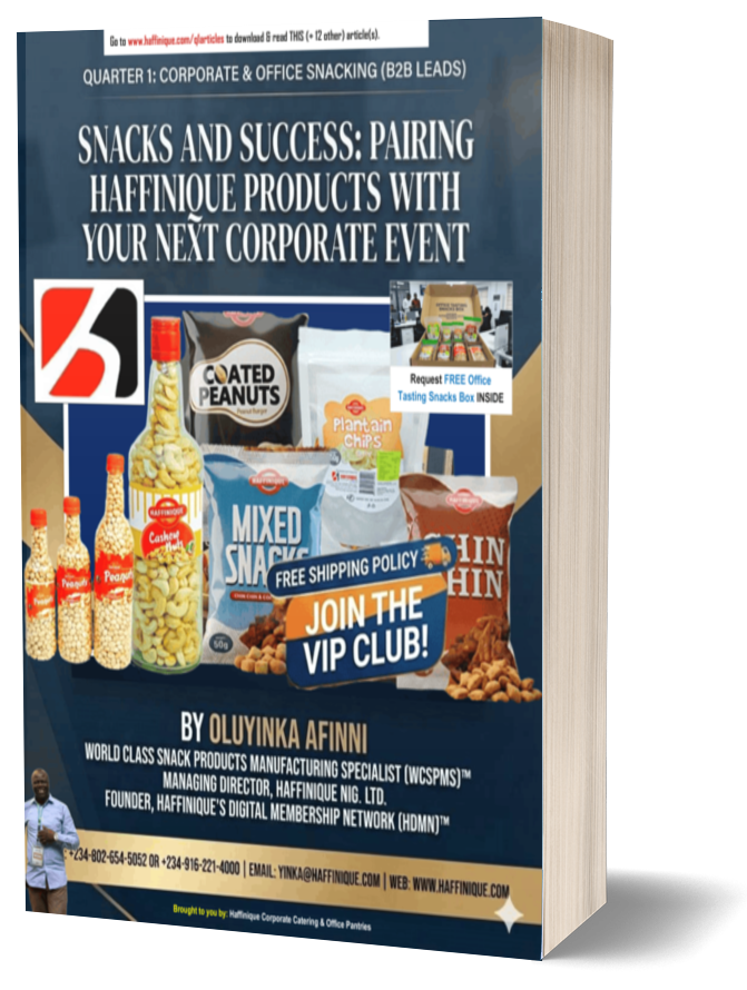 Snacks and Success: Pairing Haffinique Products with Your Next Corporate Event | Episode #12 of 13